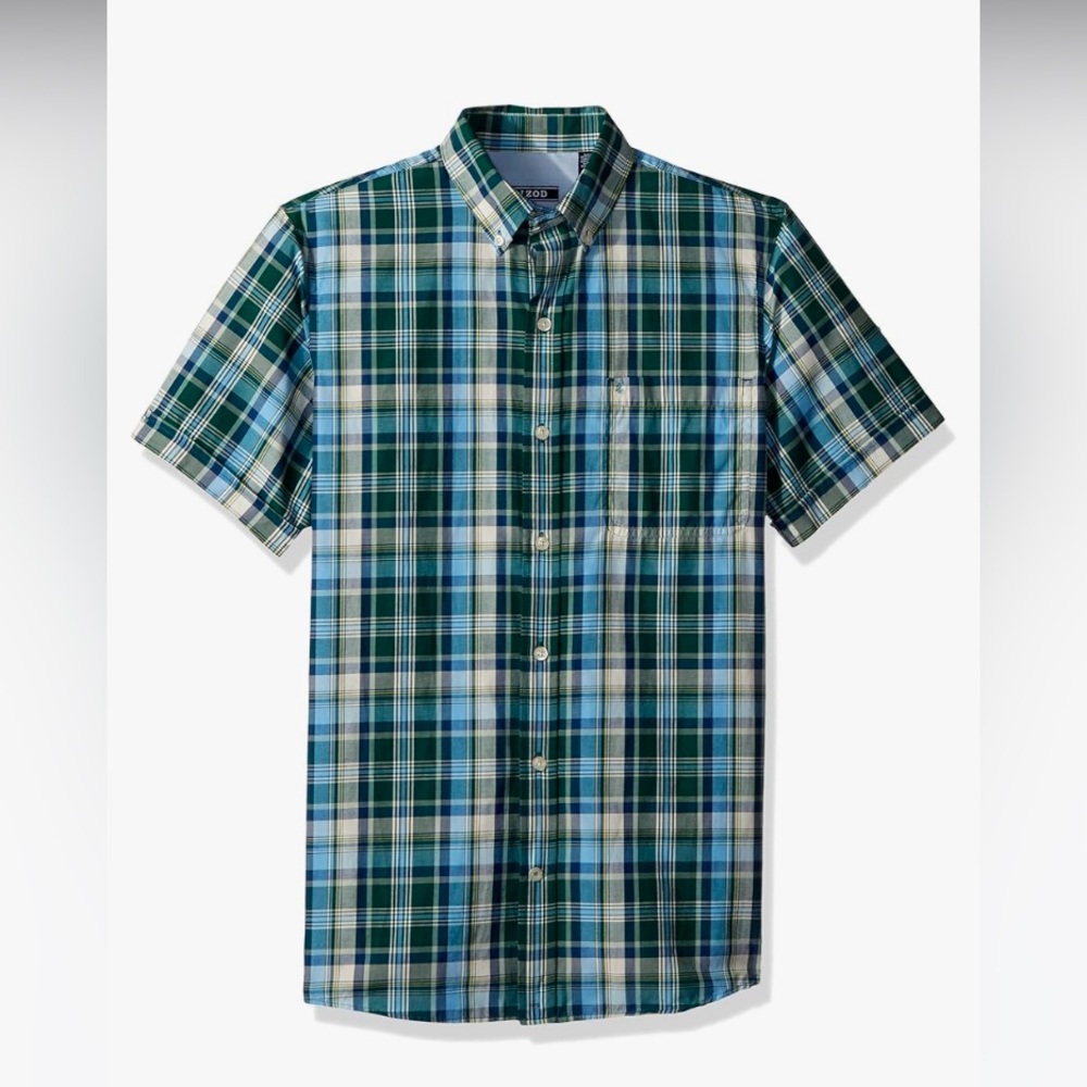 IZOD Men's Breeze Short Sleeve Button Dow